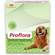 Proflora Probiotics for Dogs-Complete Gut Health & Immune Support. Easier Diet Transitions, Healthier Skin & Coat & Helps Treat Diarrhea. 30 Powder Packets
