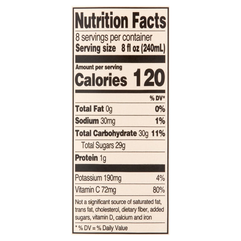 Great Value Ruby Red Grapefruit Juice, 64 fl oz, 8 Pack photo 4