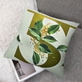 thumbnail image 7 of nygtbtfer Decorative Throw Pillow Covers Cushion Cases Pillow Covers Plant Alphabet Initial Letter Throw Pillow Covers Cushion Case Spring Home Decorative for Sofa Couch Décor White, 7 of 7
