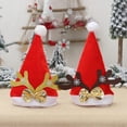 thumbnail image 5 of Gorro navideño con cuernos, ligero, para aumentar la atmósfera, para hombre y mujer, cálido gorro navideño para Navidad, A, 5 of 5