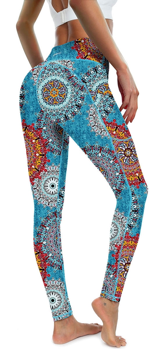PPYOUNG Yoga Pants for Women with Pockets High Waisted Leggings