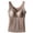 Coffee, variant on Bra Thermal Underwear for Women Lace V Neck Compression Camisole Tops for Mastectomy Women Breast Prosthesis