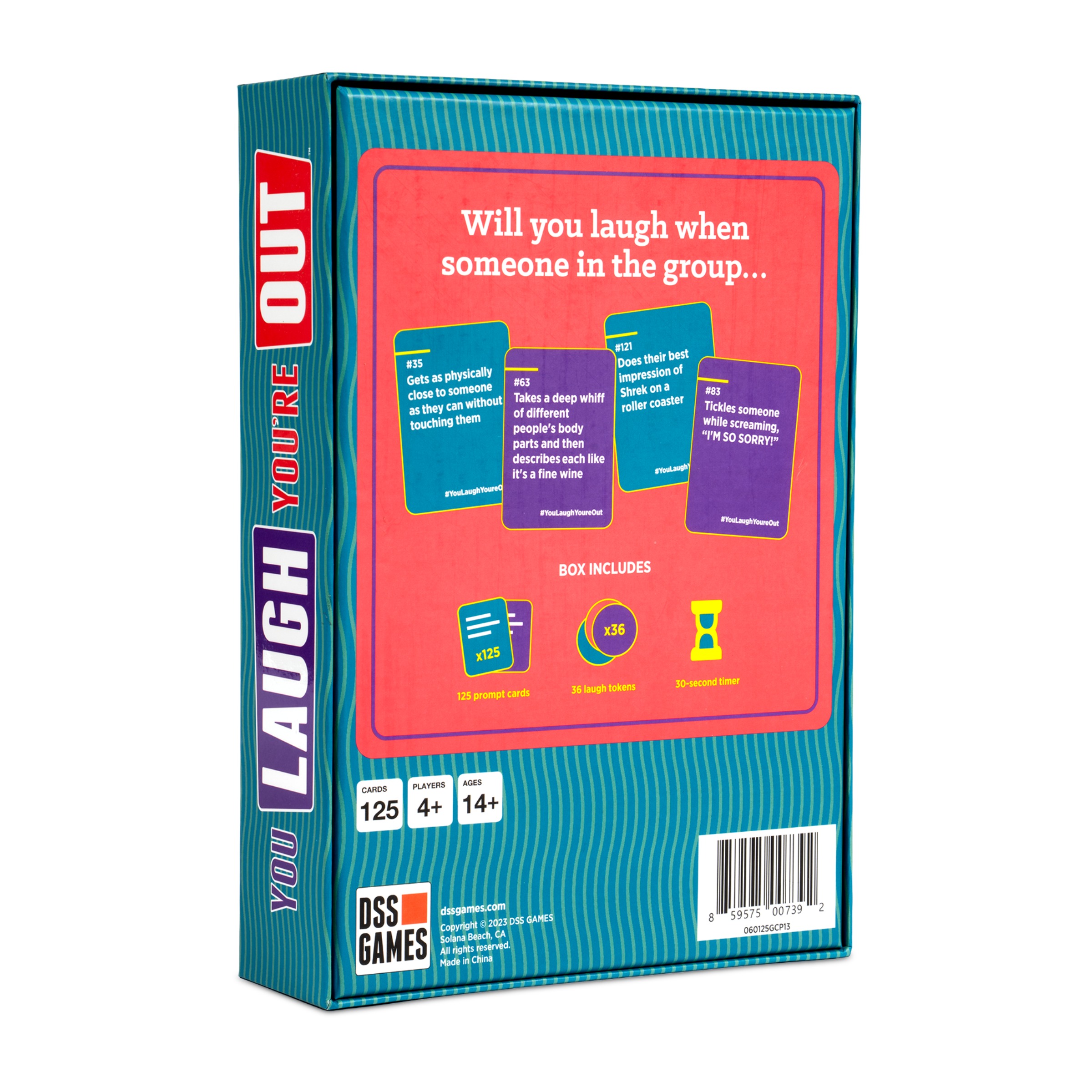 DSS Games You Laugh You're Out Family Party Card Game photo 5