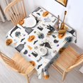 thumbnail image 2 of Halloween Pattern Square Tablecloth,Waterproof Square Table Cover,Wipeable Spillproof Washable Table Cover for Home Kitchen Party Decor 60"x60"(152x152cm), 2 of 6