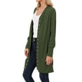 thumbnail image 5 of Women Button Down Solid Color Cardigan, 5 of 7