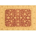 thumbnail image 1 of Ahgly Company Indoor Rectangle Abstract Brown Modern Area Rugs, 6' x 9', 1 of 4