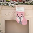 thumbnail image 4 of Babys First Christmas Stocking,Large Christmas Ornaments 2026 Pink Grey | My 1st Christmas Stockings for Baby Girls or Boys,Double-Sided Wool Home Decorations for Xmas Tree Window Fireplace, 4 of 4