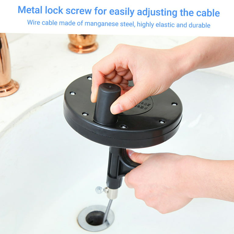 Hand-cranked Drain Snake Auger For Toilet And Sewer, Plumbing Tool