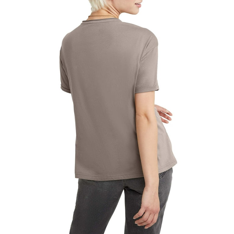hanes slim fit v neck walmart