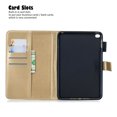 thumbnail image 3 of iPad Mini 4 Case, Allytech Emboss Butterfly Dianmond PU Leather Cover Folio Case Stand with Cash Card Slots & Strong Magnetic Clasp for iPad Mini 4 7.9 inch Display, Gold, 3 of 7
