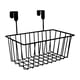 thumbnail image 2 of Organizador de almacenamiento de cocina, contenedor de almacenamiento de alambre, decoraciones de hierro, cesta colgante de metal, alambre Negro, 2 of 9