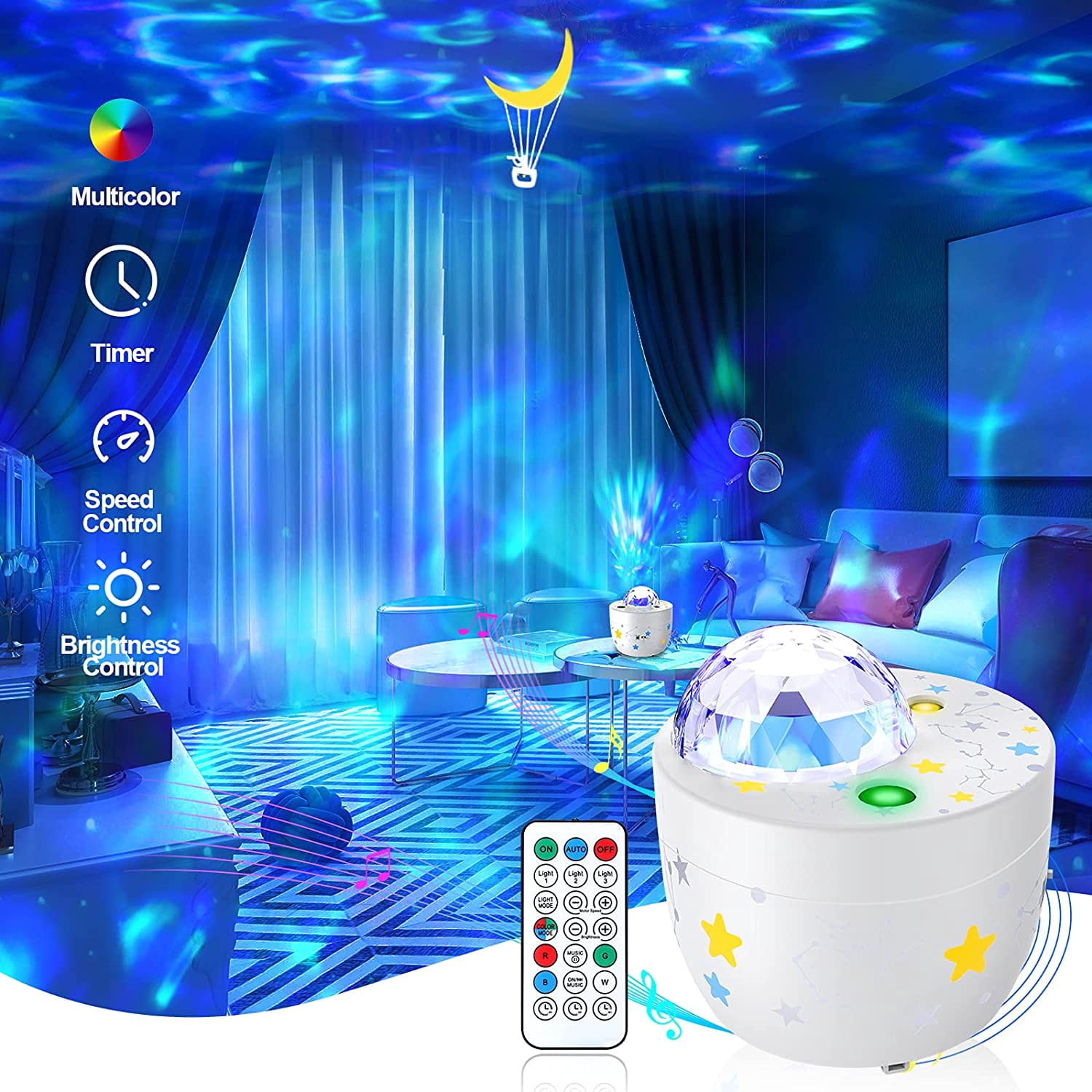 FYBTO Galaxy Projector Star Projector Night Light Galaxy Planetarium Projector Starlight Projector with Remote Control 40 Colors Galaxy 360 FYBTO Projector Gift for Ceiling Bedroom Baby Kids