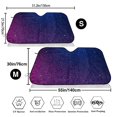 thumbnail image 3 of Kdxio Neon Glitter Print Windshield Sun Shade,UV Rays and Sun Heat Protection,Sunshade for Car Windshield,Car Shade Front Windshield - Small, 3 of 5