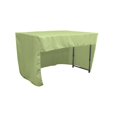 thumbnail image 1 of LA Linen TCpop-OB-fit-48x30x30-SageP19 1.6 lbs Open Back Polyester Poplin Fitted Tablecloth, Sage, 1 of 4