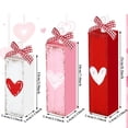 thumbnail image 4 of JHEHF Valentine‘S Day Rustic Wood Block Set Of 3 Home Valentines Table Sign Rustic Farmhouse Tiered Tray Tabletop Centerpieces Wedding Anniversary Party Supplies, 4 of 8