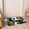 thumbnail image 6 of Football Polyester Non-Slip Machine Washable Floor Rug, for Office, Chair Rugs Included, 6 of 6