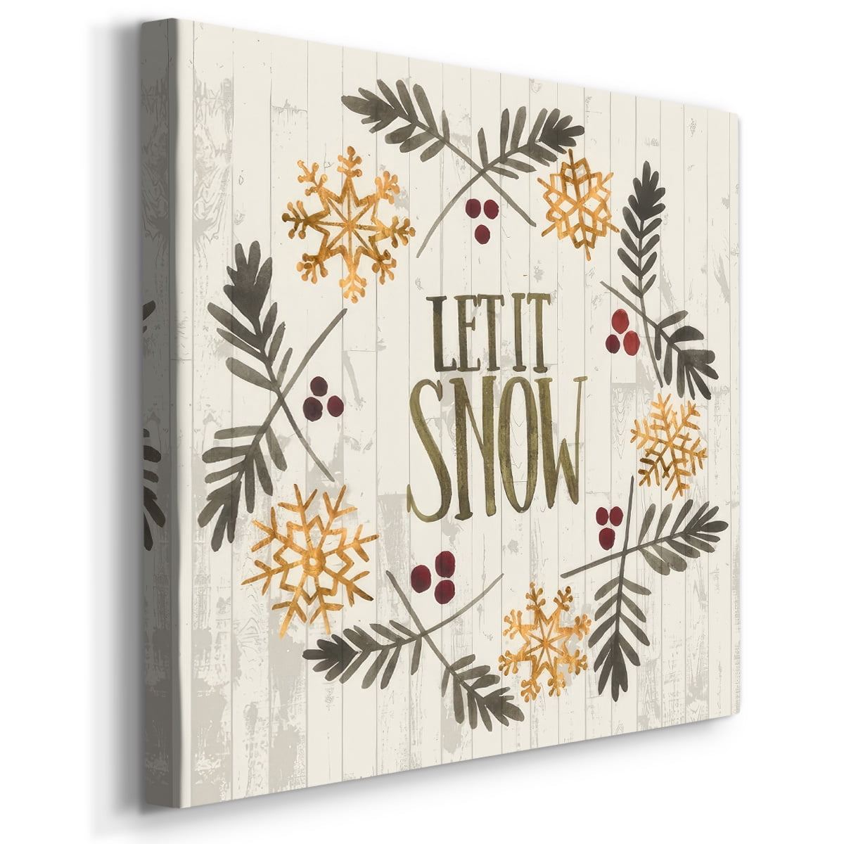 Rustic Christmas VI- Gallery Wrapped Canvas