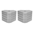 thumbnail image 1 of Pontoon Corner Caps, Boat Corner Caps Shockproof 4PCS Aluminum Scratch Proof  for for 90 Rounded Corner, 1 of 7