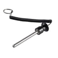 thumbnail image 2 of S SERENABLE Aluminum Alloy Weight Stacking Pin, Fitness Weight Stacking Pin Replacement Weight Machine Pin with Pull Cord, Comfortable Grip for Commercial Gym, Ho black, 2 of 8