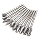 thumbnail image 5 of Fresa de desbaste, 10 piezas Brocas rotativas Taladro Cortador de molienda Tallado Lima rotativa Funcionalidad versátil, 5 of 12