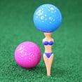 thumbnail image 4 of 5 Pcs Bikini Aguichant Femme Chaude 3 Pouces T-Shirts de Golf Rose, 4 of 6