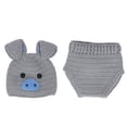 thumbnail image 1 of Lindos Trajes De Fotografía De Animales Para Bebés, Trajes De Atrezos Para Fotografía De Bebés Con Hilo De Lana, 1 of 7