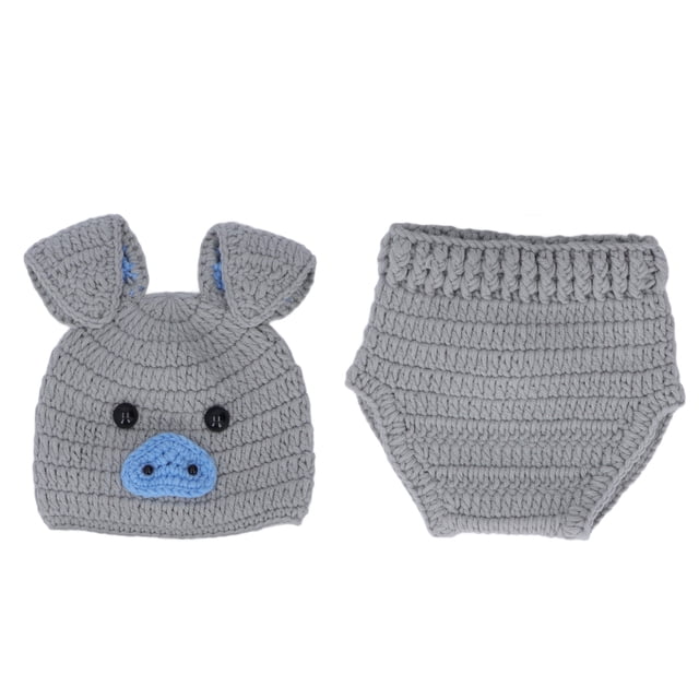 Lindos Trajes De Fotografía De Animales Para Bebés, Trajes De Atrezos Para Fotografía De Bebés Con Hilo De Lana