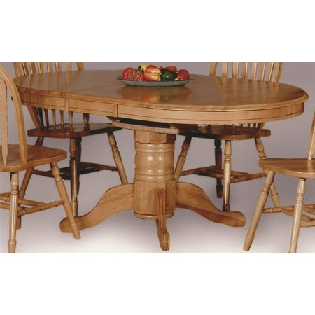 Eco-friendly Butterfly Leaf Dining Table in Light Oak Finish