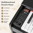 thumbnail image 4 of Costway 88-Key Hammer Action Weighted Keyboard Electric Piano with  Stand & Triple Pedals, 4 of 10