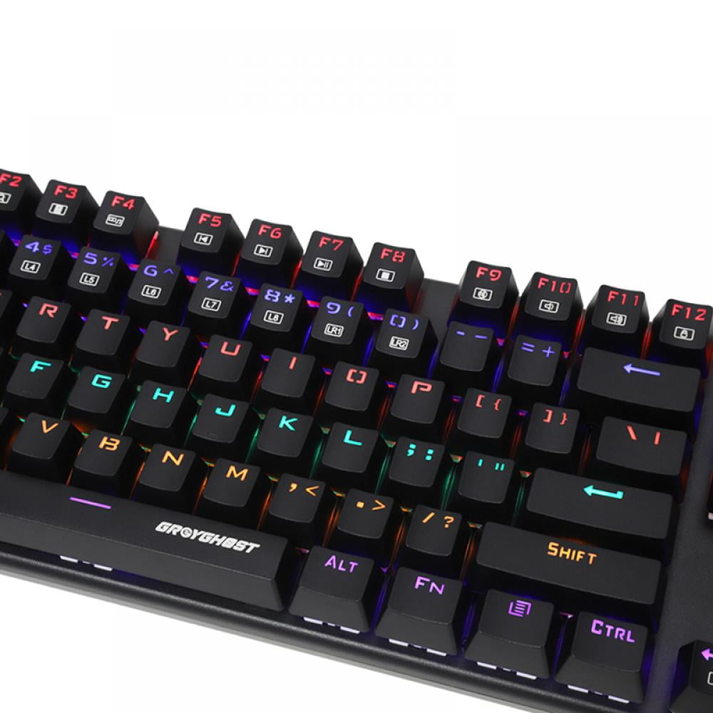 Dierya&Tmkb T68SE 60% Gaming Mechanical Keyboard,RGB Backlit Ultra-Compact  68 Keys Keyboard with Stand-Alone Arrow Keys for Windows Laptop PC