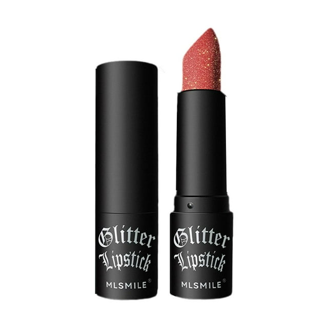 Rouge à Lèvres Pailleté Nude Imperméable 7 Couleurs Longue Durée Velours Rouge Sirène Maquillage C Scintillant Non-Collant D4F3 Cosmétique Aguichant Rouges à Lèvres J4N0