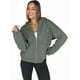 thumbnail image 2 of Sudaderas con Capucha y Cremallera para Mujer, Sudaderas Extragrandes, Conjuntos de Moda Escolar para Otoño, Chaquetas Informales, Ropa de Invierno Verde S, 2 of 9