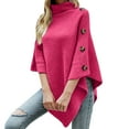 thumbnail image 1 of Manteau Chandail Col Montant Uni pour Femmes, 1 of 4