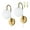 Gold, variant on Homechoose Wall Sconces Set of Two,Plug in Wall Lights with Dimmable Knob Switch, Brushed Brass, Milky White Glass Globe Shade,Wall Lamps for Bedroom, Living Room,Hallway,Wall Decor