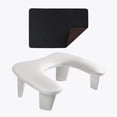 thumbnail image 5 of EHJRE Nail Pillow Manicure Armrest Manicure Cushion Multiuse Nail Handrest Stand U Modeling with Mat for Household Activities Indoor White, 5 of 8