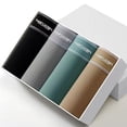 thumbnail image 2 of 4 Uds. Bragas para hombre, pantalones cortos sexis, ropa interior de algodón, bóxers transpirables para hombre, calzoncillos de marca sólidos Tan Jianjun unisex, 2 of 2