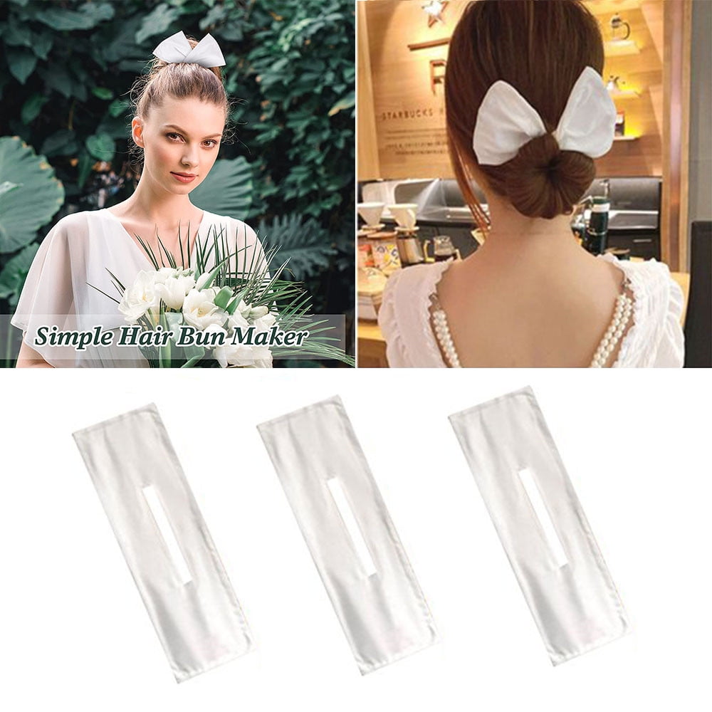 Lollanda 3Pack Wedding Hair Bun French Twist Hairstyle Bridal Headdress  Lazy Hair Curler Quick Bun Twister for Women - Walmart.com