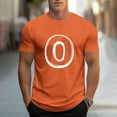 thumbnail image 2 of Wyobums Mens Workout T Shirt Casual Letter Print Crew Tee Running Gym Short Sleeve Blouses Shirts Tops M-3X H-Orange, 2 of 5