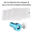 thumbnail image 2 of Ametoys Die Cut Machine Pen Adapter with 3pcs Cutting Mat 6.5x4.5in for CRICUT JOY Cutting Machine Aluminum Alloy Pen Holder for 8mm Diameter Marker, 2 of 7