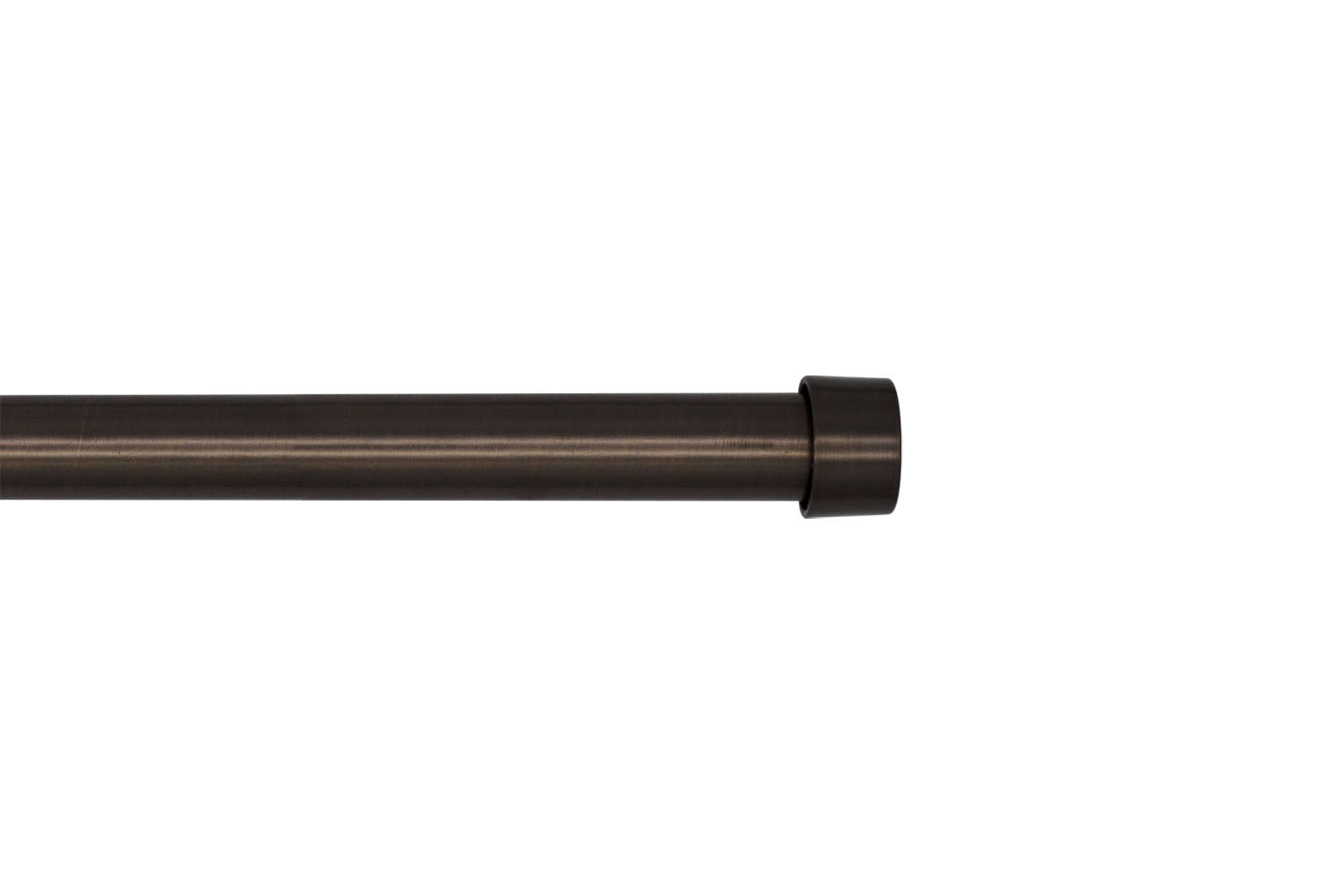 Better Homes & Gardens 5/8" Plated Oil Rubbed Bronze Adjustable Add on Curtain Rod Kit, 32"-120"