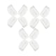 thumbnail image 2 of 12 cuentas para guitarra clásica, cuentas de puente de 3 agujeros, cuentas de puente para cuerdas de guitarra. Blanco, 2 of 9