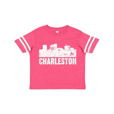 

Inktastic Charleston Skyline Grunge Gift Toddler Boy or Toddler Girl T-Shirt