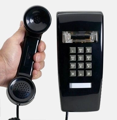 RED by HQTelecom Industrial Wall Phone with Dialpad