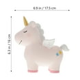 thumbnail image 3 of Unicorn Piggy Bank Kids Girls Money Bank Coin Bank Birthday Christmas Gift, 3 of 6