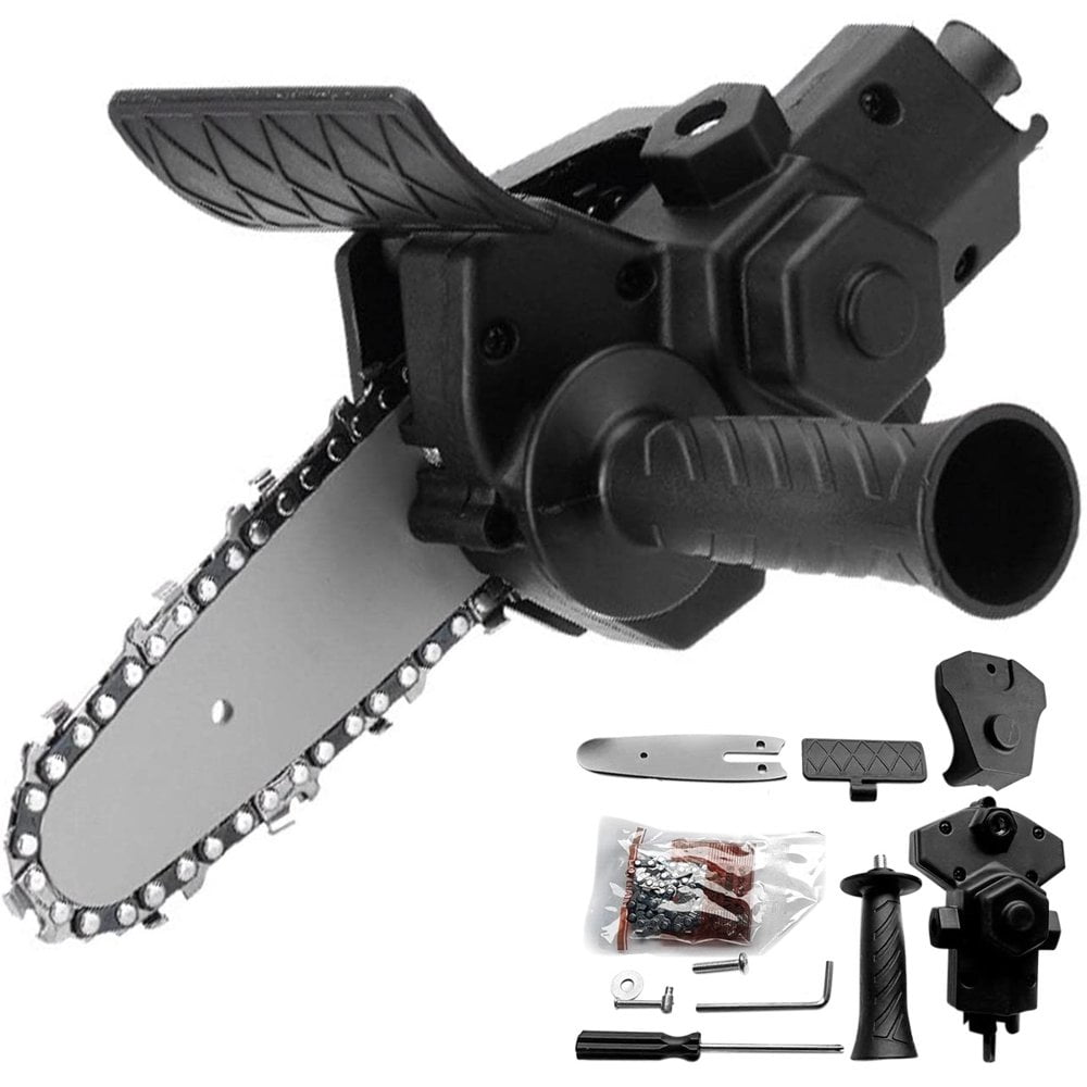 Kit de Conversion de Tronçonneuse Convertisseur de Perceuse Électrique en Scie à Chaîne Électrique Accessoire de Tronçonneuse Portable Convertisseur de Scie à Chaîne Accessoires pour Jardinage Élagage