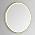 thumbnail image 5 of Modern Mirrors Sola Round Lighted Bathroom Vanity Mirror With Aluminum Back Frame and Key Holes, 5 of 6