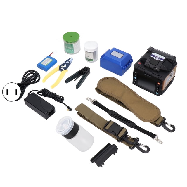 Kit de empalme de fibra óptica, empalmador de fibra óptica, empalmador de fibra óptica, empalmador de fibra óptica, empalmador de fibra diseñado para precisión