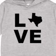 thumbnail image 3 of Inktastic Love Texas Toddler Hoodie, 3 of 4