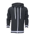 thumbnail image 2 of Zylarhe Men's Autumn Hooded Sweatshirt With Zipper Cap Long Men's Jacket Hooded Sweatshirt Men, 2 of 7