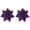 Purple, variant on Christmas Poinsettia Flowers 12Pcs Glitter Cloth Artificial Flowers for Tree Wreath Garland Floral Holiday Decor Blue